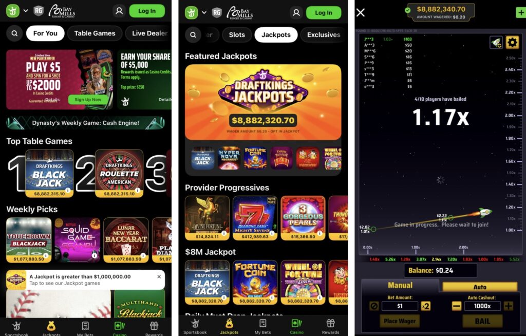 US Legal Online Casinos DraftKings Casino