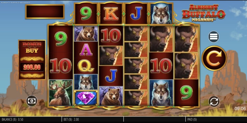 Progressive Slot Almighty Buffalo Megaways
