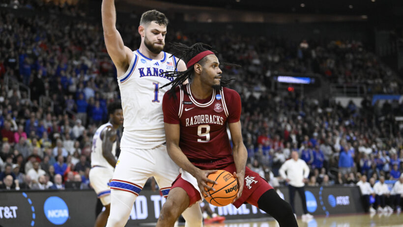 NCAA Basketball: NCAA Tournament First Round-Arkansas at Kansas