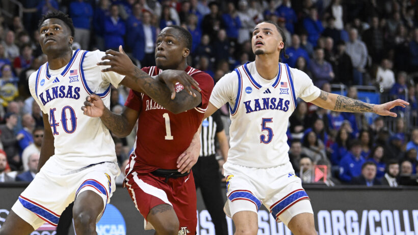 NCAA Basketball: NCAA Tournament First Round-Arkansas at Kansas