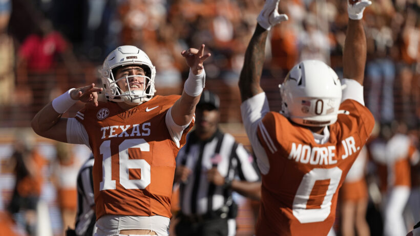 Arch Manning TD celebration