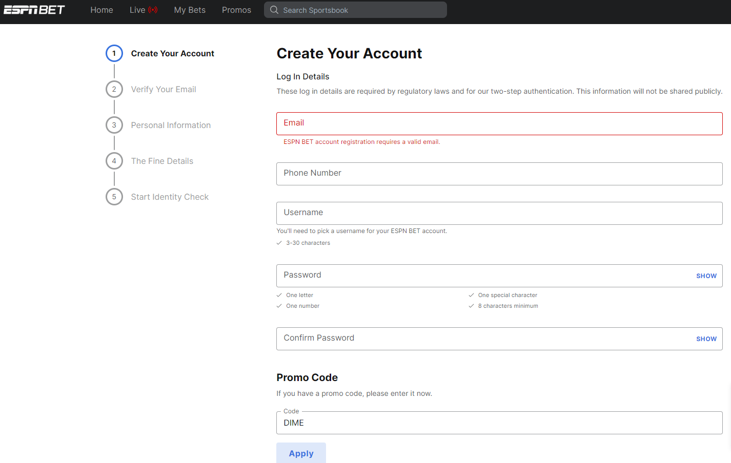 espn bet sign up