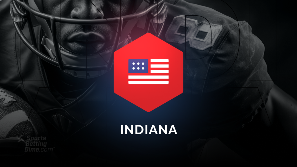 usa flag icon overlaid on a football player with the text indiana