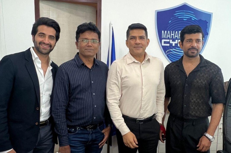 film-ghuspaithiya-cast-visits-cyber-security-headquarters